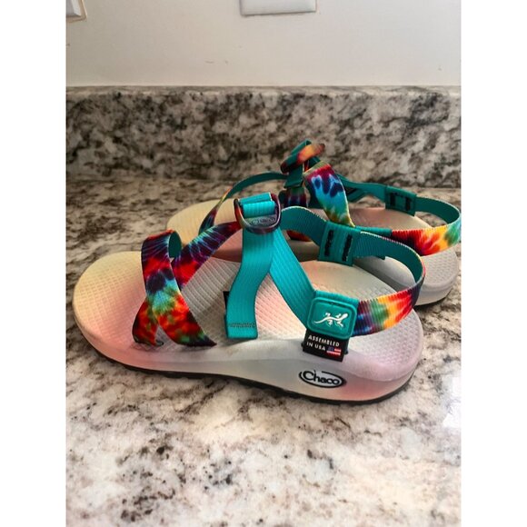 Chaco Women's Z/Cloud Tie Dye Sz 7 - Picture 4 of 6